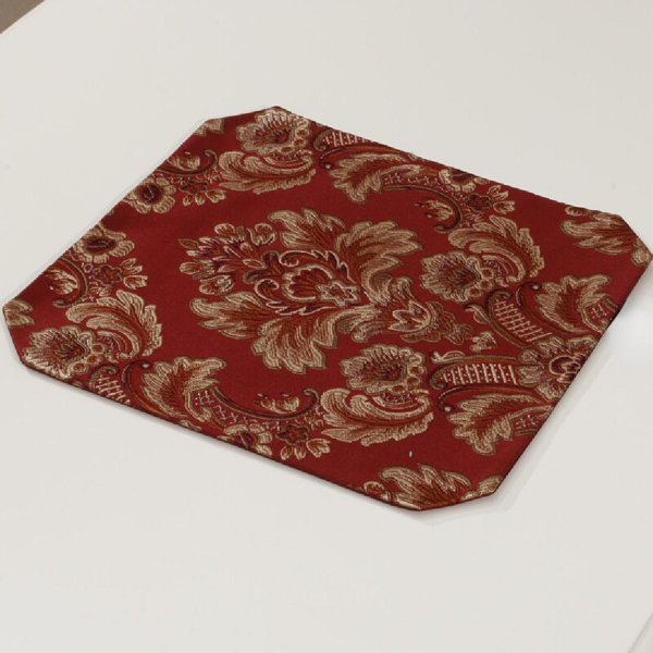 Umber Rea Fabric Floral Rectangle Placemat Wayfair